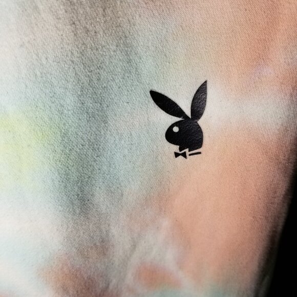 Playboy x Missguided Multi Color Tie-Dye Jogger Set Loungewear Size Small Y2K - Picture 5 of 8